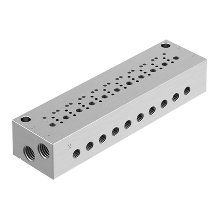 Festo Manifold Block VABM-C12-6M-M5-M3-10 VABM-C12-6M-M5-M3-10